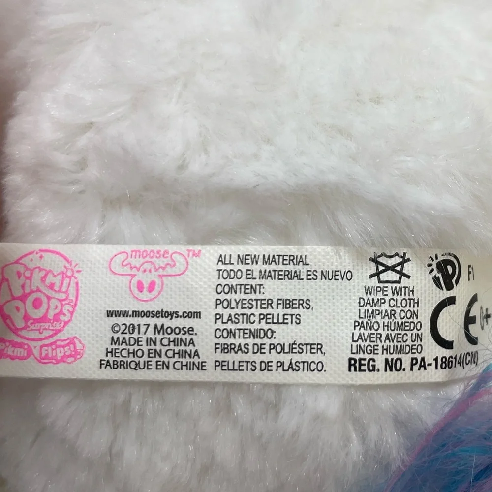 Pikmi Pops Super Flip Cinnabon Giant Bunny & 2 Baby Pops Plush Y2K Vintage Toys